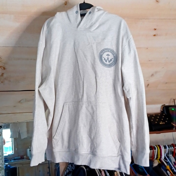 NWOT- ADIDAS.X.AlexanderWang- Light Heather Grey Hoodie- Large - Picture 3 of 8